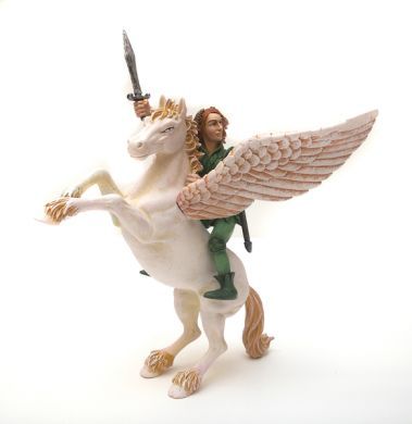 sběratelská figurka Pegas s elfem Plastoy
