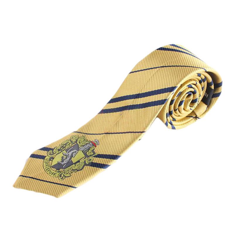 kravata Harry Potter s výšivkou (znak kolejí) - Mrzimor