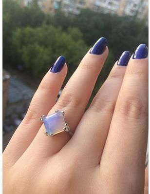 Prsten s opálem různé tvary