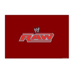 WWE Wrestling vlajka RAW Logo red WWE. inc