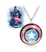 Captain America/Kapitán Amerika náhrdelník štít s logem velký