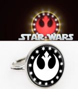prsten Star Wars New Republic logo