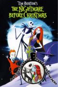 řetízek Nightmare Before Christmas Jack a Sally | bronzový, černý, stříbrný
