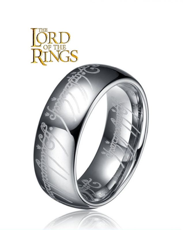 Jeden prsten Prsten moci Pán prstenů stříbrný 6 mm