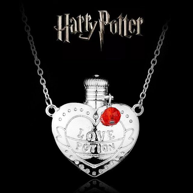 náhrdelník Harry Potter Nápoj Lásky (Elixír lásky) - stříbrný