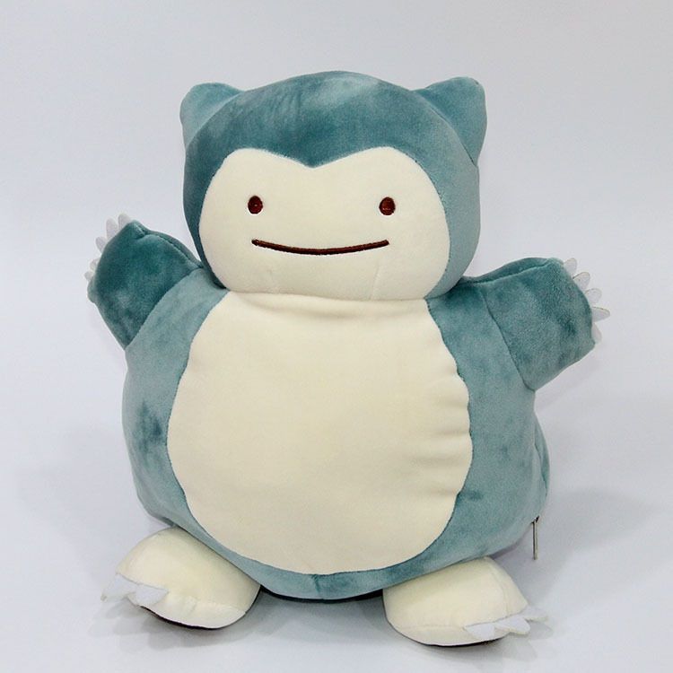 polštář plyšák Pokemon SNORLAX vs DITTO dva v jednom