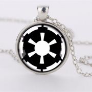 řetízek Star Wars Galaktické Imperium symbol - stříbrný