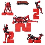 Statická figurka Deadpool 2 s dvojkou | ležící na břiše