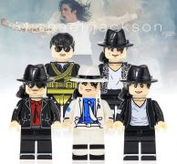 Michael Jackson Blocks Bricks Lego figurka | s kravatou