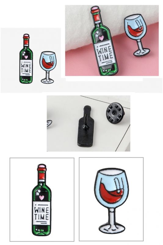 odznak WINE TIME čas na víno -