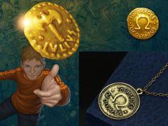 řetízek Percy Jackson a Olympané s přívěskem mince