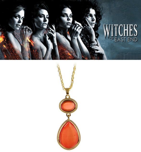 náhrdelník Witches of East End (Čarodějky z East Endu) oranžový