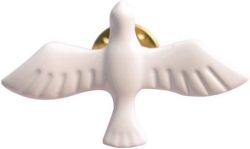 odznak bílá holubice
