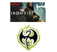 Marvel odznak Iron Fist Netflix