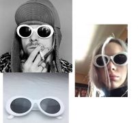 Sluneční brýle Kurt Cobain Nirvana | bílé