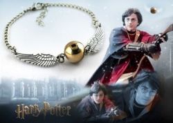 náramek Harry Potter Zlatonka | perlový korálek, zlatý korálek