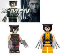 Wolverine figurka Blocks Bricks Lego | bílý, černý oblek, komiksový bez příslušenství, komiksový s příslušenstvím, Logan