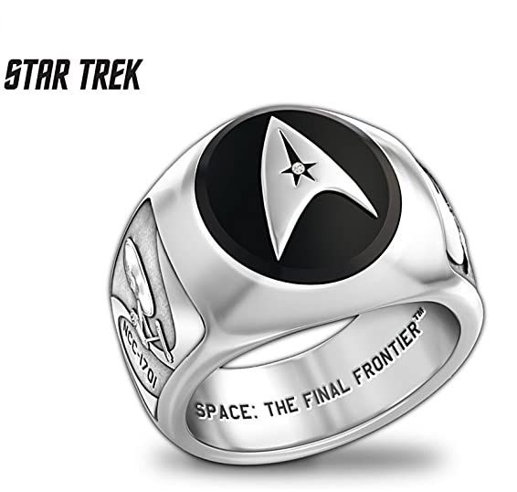 pánský prsten Star Trek znak Hvězdné flotily (Starfleet Command Division) Stecia