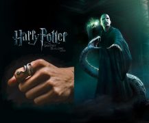 Hadí prsten Harry Potter - Voldemort | černý, starostříbrný, stříbrný, zlatý