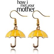 náušnice Jak jsem poznal vaši matku - žlutý deštník