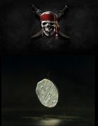 Piráti z Karibiku mince Jack Sparrow | starostříbrná, starozlatá
