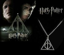 řetízek Harry Potter Relikvie smrti | stříbrný/řetízek, stříbrný/šňůrka, bronzový, růžové zlato, žluté zlato