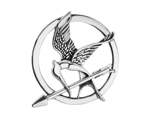 odznak Hunger Games Reprodrozd - stříbrný