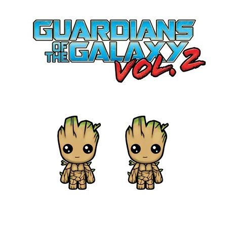 puzetové náušnice Groot Strážci Galaxie