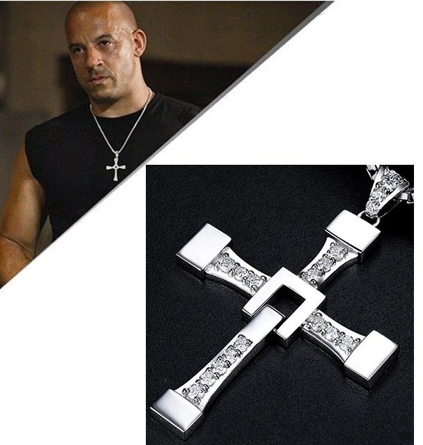 Rychle a zběsile (Fast and the Furious) kříž Dominic Toretto (Vin Diesel) ocel Twins Shell