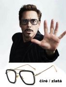 Sluneční brýle Avengers EDITH Tony Stark - modré/zlatá