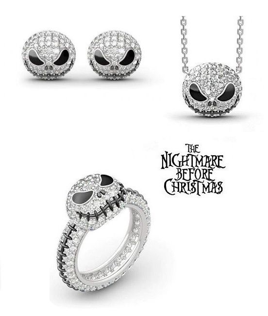 křišťálové šperky Nightmare Before Christmas Jack Skellington