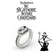 křišťálový prsten Nightmare Before Christmas Jack Skellington | Velikost 7, Velikost 8, Velikost 9