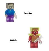 Minecraft Blocks Bricks Lego figurka 2ks - speciální edice - varianta 4 BBLOCKS