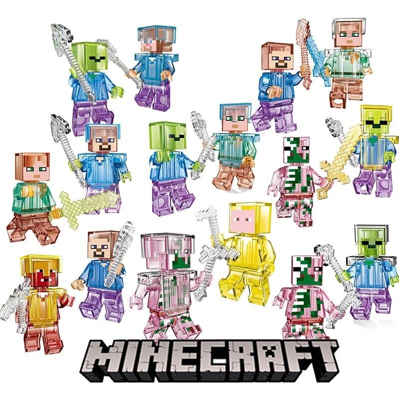 Minecraft Blocks Bricks Lego figurka 2ks - speciální edice - BBLOCKS