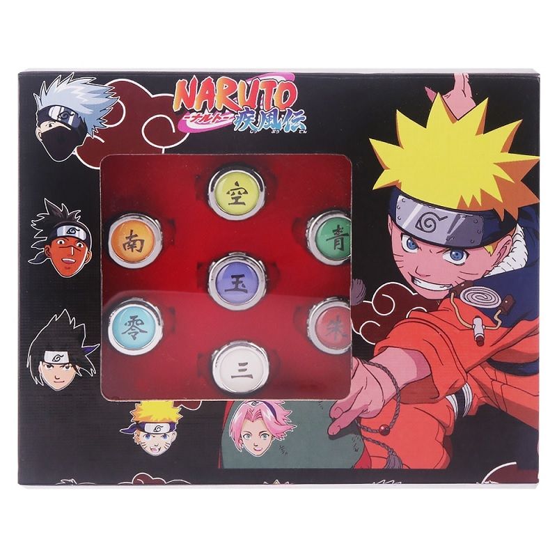 sada Naruto Akatsuki prsteny