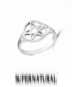 prsten Supernatural (Lovci duchů) pentagram | Velikost  7, Velikost 8