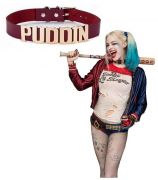 Sebevražedný oddíl (Suicide Squad) obojek PUDDIN (Harley Quinn)