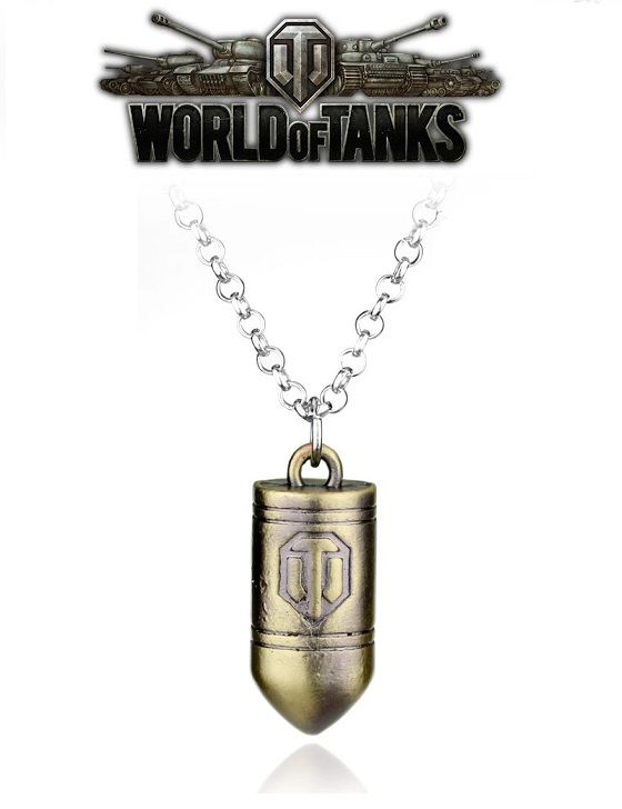 WOT řetízek World of Tanks náboj - bronzový