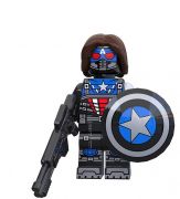 Captain America Blocks Bricks Lego figurka Winter Soldier
