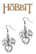 Hobit (The Hobbit) náušnice Drak Šmak | bronzové, stříbrné