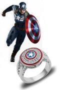 Marvel prsten Captain America | Velikost 9, Velikost 10