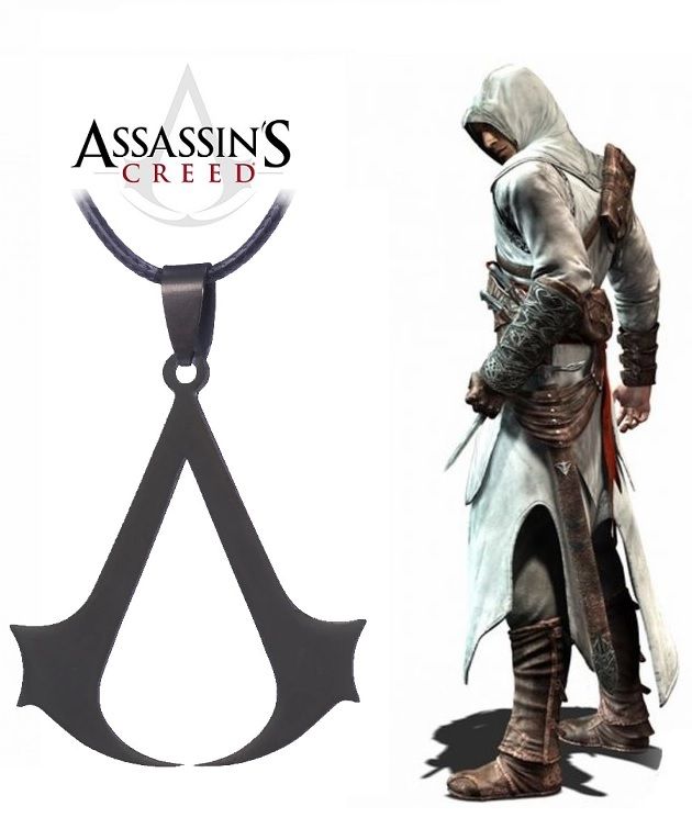 náhrdelník Assassins Creed Logo černý Stellas