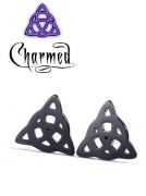 náušnice Čarodějky (Charmed) Triquetra ocel
