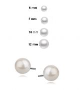 Náušnice perly (perličky) | průměr 6 mm, průměr 8 mm, průměr 10 mm, průměr 12 mm, dvojitý efekt