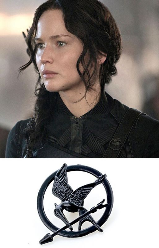 odznak Hunger Games Reprodrozd - černý