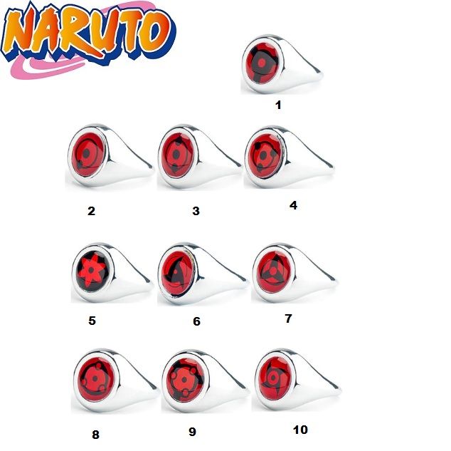 Naruto prsten Sharingan