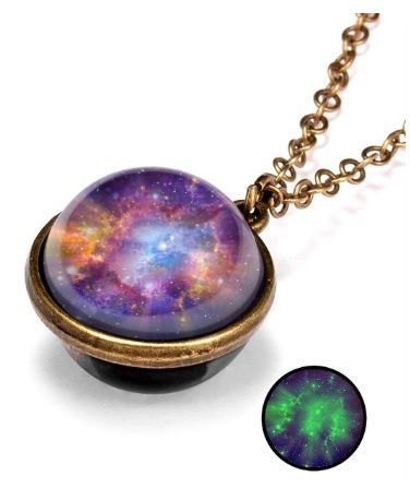 vesmírný náhrdelník svítící - - střed Galaxie