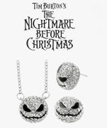 křišťálový set náhrdelník a náušnice Nightmare Before Christmas Jack Skellington