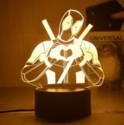 Marvel světlo lampička Deadpool