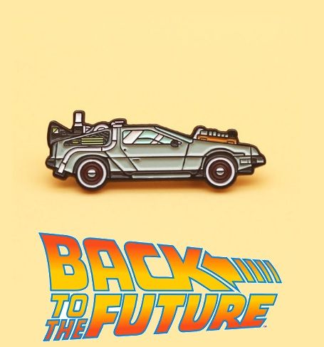 Návrat do budoucnosti odznak DeLorean